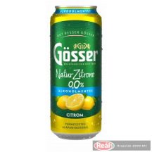 Gösser Natur Zitrone alkoholmenes dob. sör 0,5l citrom