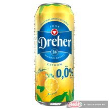 Dreher D24 citrom ízű alkoholm.világos sör 0,5l dobozos