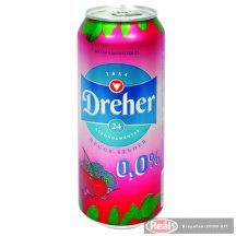 Dreher D24 meggy-szeder ízű alkoholm.világos sör 0,5 l