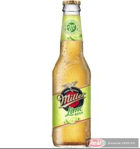 Miller Lime 0,33l öveges sör 4% alk. eldobos