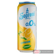 Soproni Zero ízesített sör 0,5L Citromos 0% alk