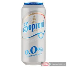 Soproni alkoholmentes dobozos sör 0,5l 0% drs-es