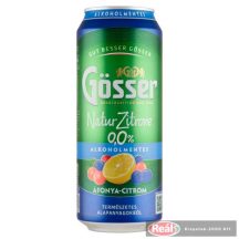   Gösser Natur Zitrone alkoholmentes dobozos sör 0,5L Áfonya-citrom 0% DRS