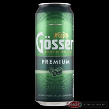 Gösser Premium 0,5l dobozos sör 5%    DRS