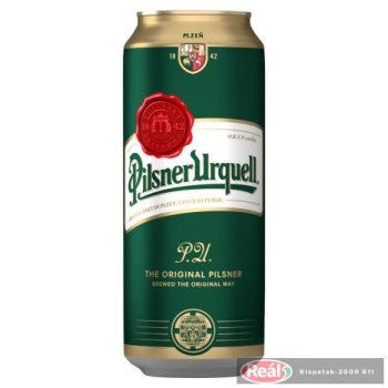 Pilsner Urquel dobozos sör 0,5l   DRS