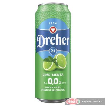 Dreher D-24 alkoholmentes sör dobozos 0,5l Lime-Menta 0%   DRS