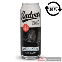 Budweiser Budvar Premium Dark 0,5L 4,7% Dobozos sör   DRS