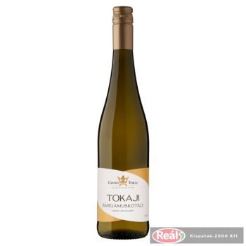 Tokaji Sárgamuskotály félédes fehérbor 0,75l   DRS