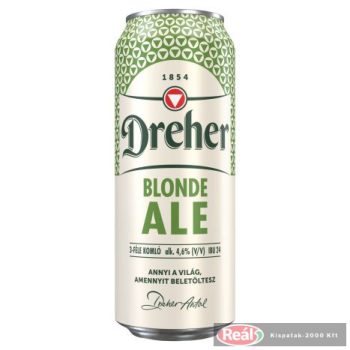 Dréher 0,5l Blonde Ale dobozos sör 4,6% alk.   DRS