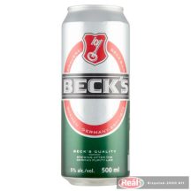 Becks dobozos sör 0,5l   DRS