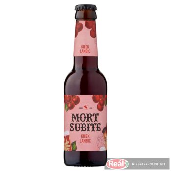 Mort Subite Kriek belga meggyes lambic típusú sör 0,25l   DRS