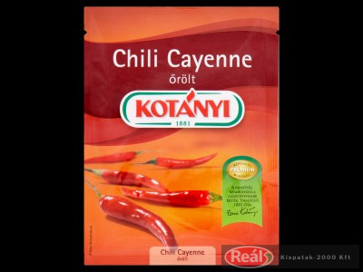 Kotányi chili őrölt cayenne bors 20g