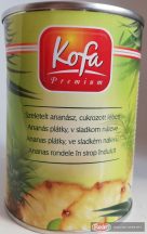 Kofa ananász konzerv szeletelt 565g/340gTT