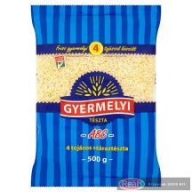 Gyermelyi 4 tojásos 500g ABC tészta