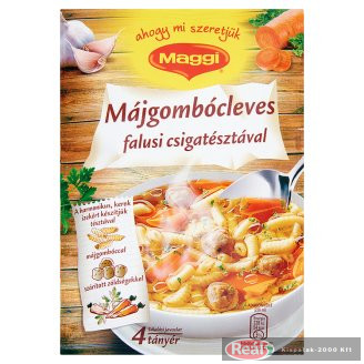 Maggi por leves 60g májgombóc falusi csigatésztával