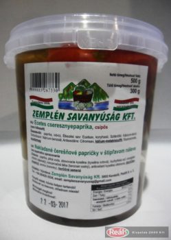 Zempléni csípős cseresznyepaprika vödrös 300g