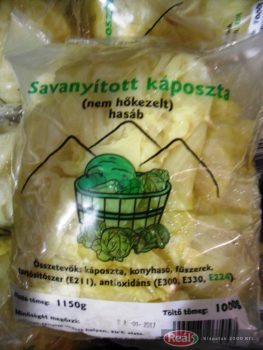 Zempléni savanyú káposzta hasáb 1kg