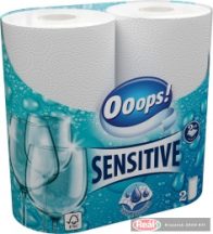 Ooops Sensitive papír kéztörlő 2 réteg 50lap 2 tekercs