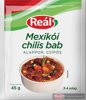 Reál Mexikói chilis bab alappor csípős 45g