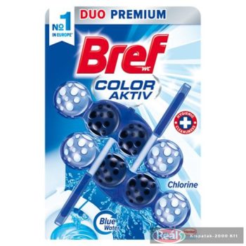Bref Blue Aktív toalett frissítő 2x50g Chlorine