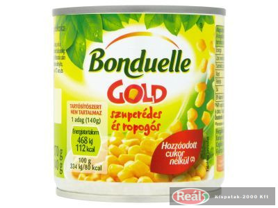 Bonduelle Gold csemegekukorica 170/140gTT dobozos sz.édes