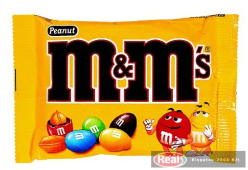 M&M's földimogyorós drazsé tejcsokoládéban cukorbevonattal 45g