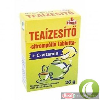 Haas teaízesítő tabletta C-vitaminnal 26g