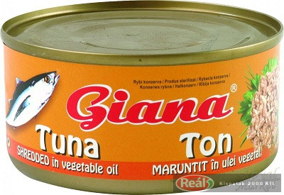 Giana aprított tonhal olajban 120gTT /170g