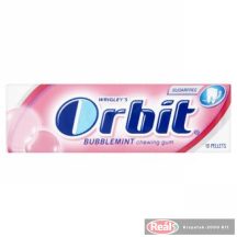 Orbit Bubblemint žuvačka bez cukru