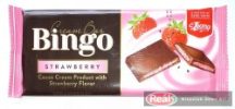 Bingo mliečná čokoláda s jahod. náplňou 90g+-4,5g