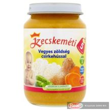   Kecskeméti bébiétel 190g vegyes zöldség csirkehússal (5 hó)