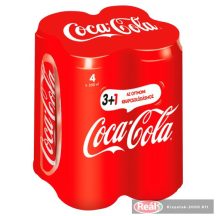 Coca Cola szénsavas üdítő 4*0,33l dobozos