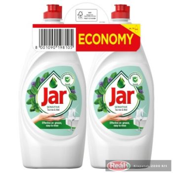 Jar mosogatószer Duo 2*900ml Teafa Mint