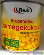   Reál Szuperédes csemege kukorica konzerv 340/285gTT dobozos tépőzáras