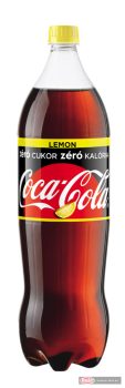 Coca Cola szénsavas üdítő 1,75l Zero lemon PET