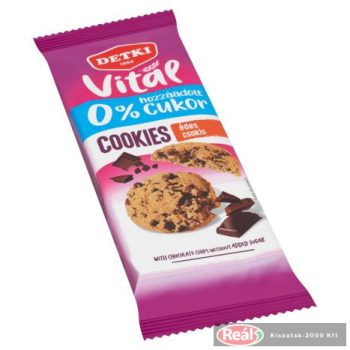 Detki cookies 130g csokidarabos CUKORMENTES