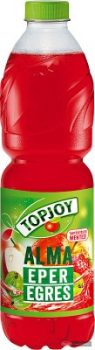Topjoy ovocný nápoj s príchuťou jablko-jahoda-egreš 1,5L