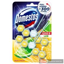 Domestos Power5 toalett frissítő 2x55g Lime illat