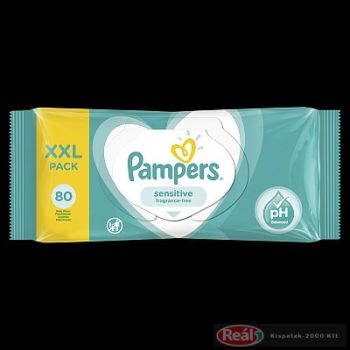 Pampers babatörlőkendő Sensitive 80db