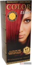 Color farba na vlasy 67 - intenzívna červená