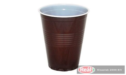 Plastový pohár - hnedý 1,5dl 100ks
