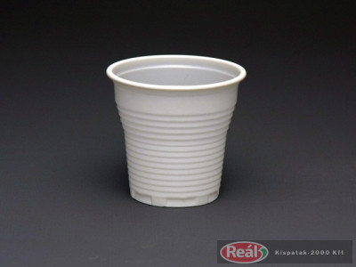 Plastový pohár - biely 0,8dl 100ks