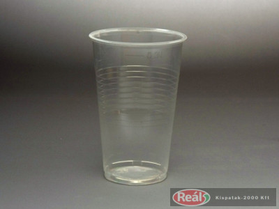 Plastový pohár - číry 3dl 100ks