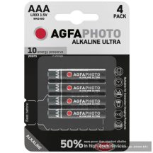 AgfaPhoto Ultra alkáli micro elem AAA 4db