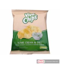 Viva tejfölös kapros ízű chips 50 gr