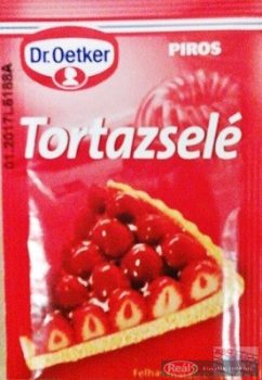 Dr.Oetker tortazselé 12g piros