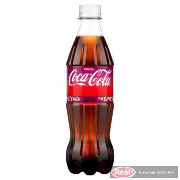 Coca Cola szénsavas üdítő 0,5l Cherry Zero PET   DRS