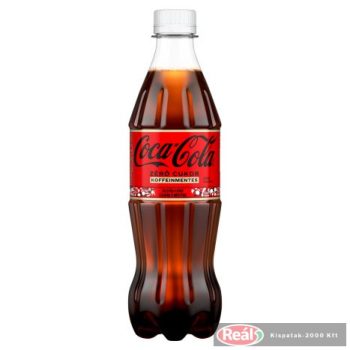 Coca Cola szénsavas üdítő 0,5l Zero PET   DRS