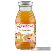 Kecskeméti bébiital 200ml őszibarack (4 hó) DRS