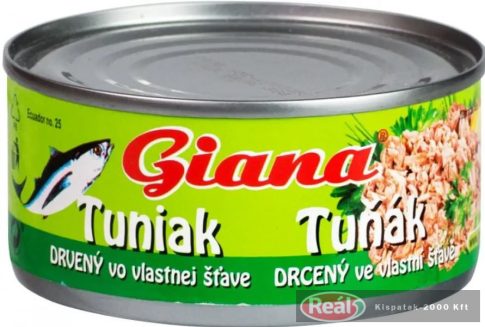 GIANA Tonhal aprított sós lében 170/120g